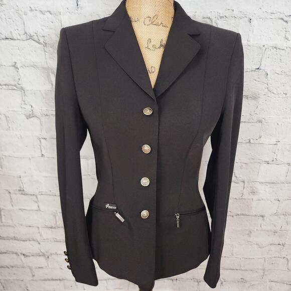 Pikeur skarlet competition jacket Sz S black show blazer A20 - Picture 2 of 5